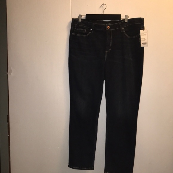 Deep Indigo Silver Jeans NWT